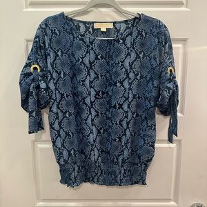 MICHAEL Michael Kors blue blouse XS